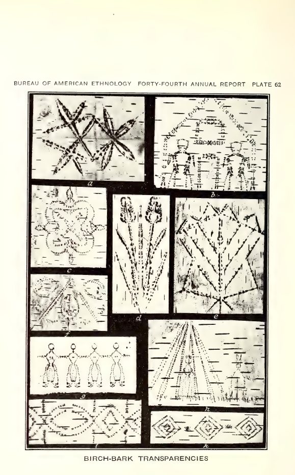 Plate 62: Birch-bark transparencies